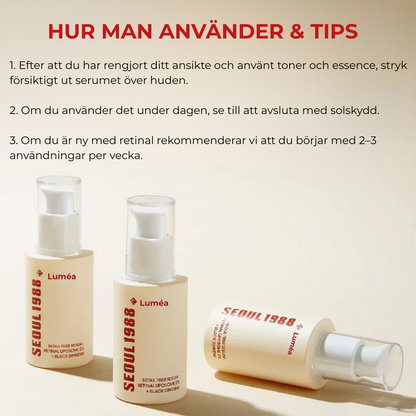 Luméa Seoul 1988 Serum | Lystern börjar här: Ett skonsamt men effektivt serum som din hud kommer att älska