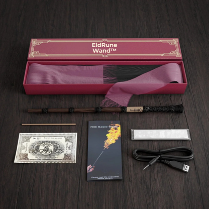 EldRune Wand™ | Tänd Magin – Kasta Eldbollar på Riktigt!