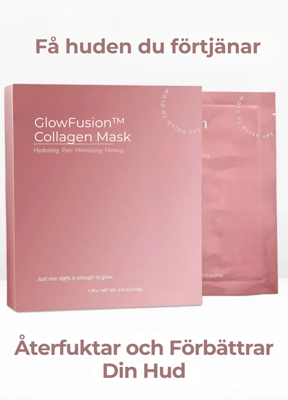 GlowFusion™ Collagen Mask | Vakna med den Hud Du Alltid Drömt Om
