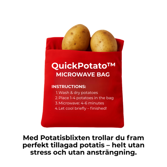 QuickPotato™ | Snabb Hunger? Mjuk Potatis på 4 Minuter.