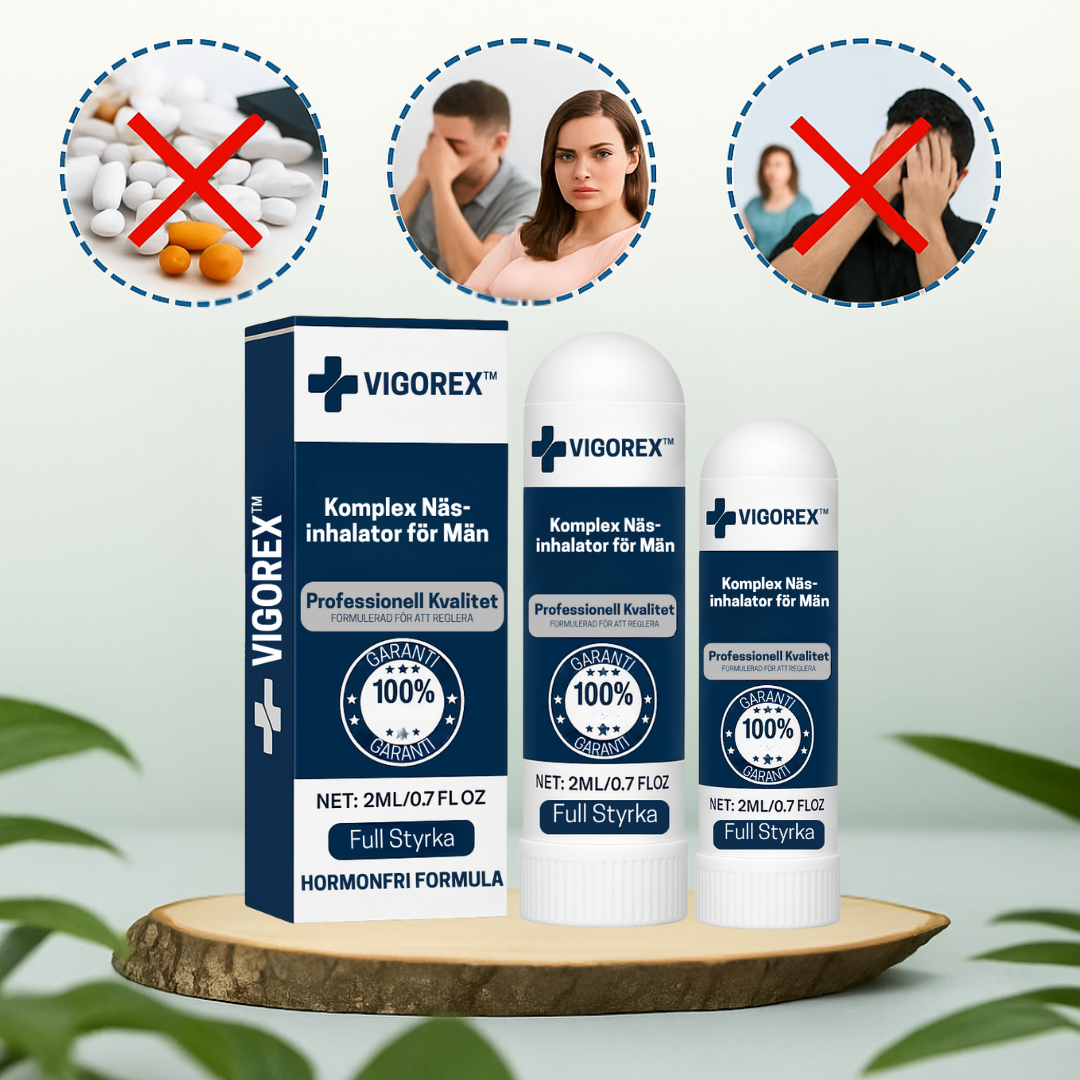 Vigorex™ | Inhalator – Hård erektion på 5 minuter – utan tabletter!