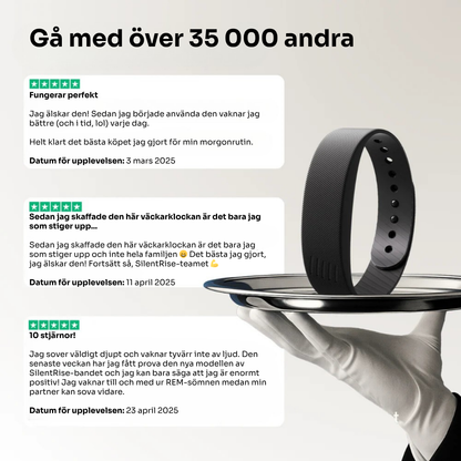 SilentRise™ – Den smarta vibrerande väckarklockan för djupsovare🌙