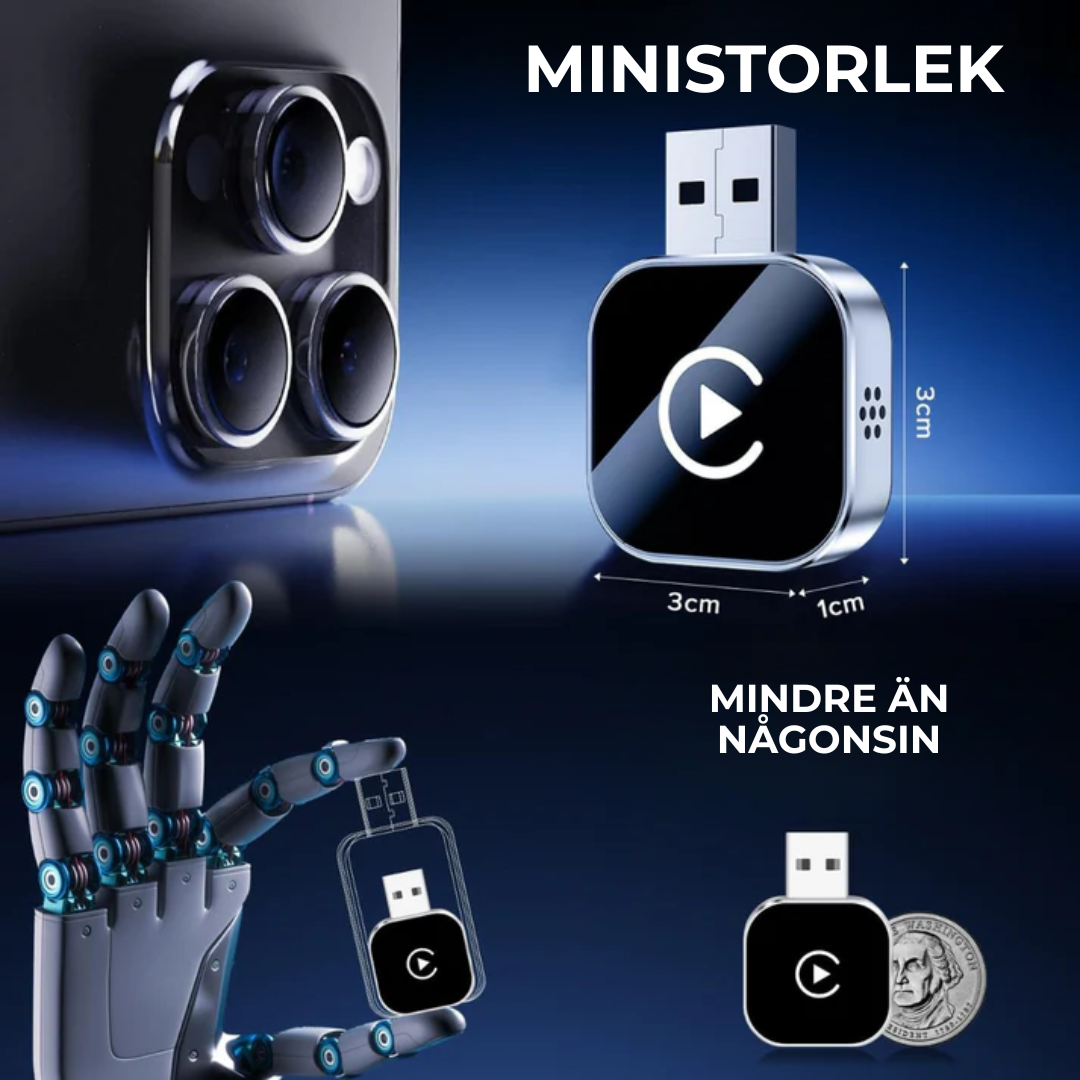 AutoSynk™ | Enkel anslutning för varje resa – ingen konfiguration krävs.