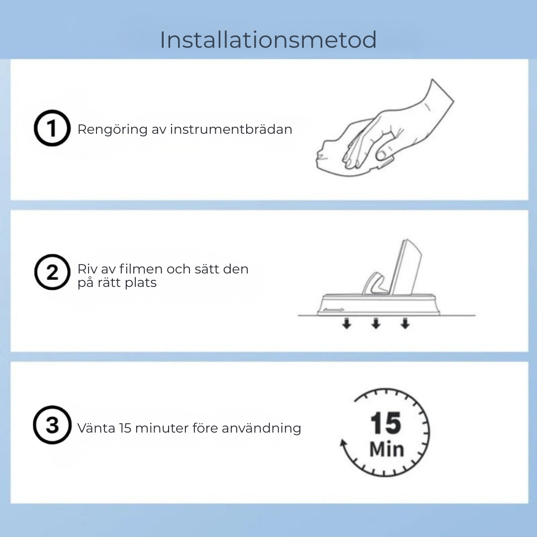 OrbitMount™ | Frihet och stabilitet i varje bilresa