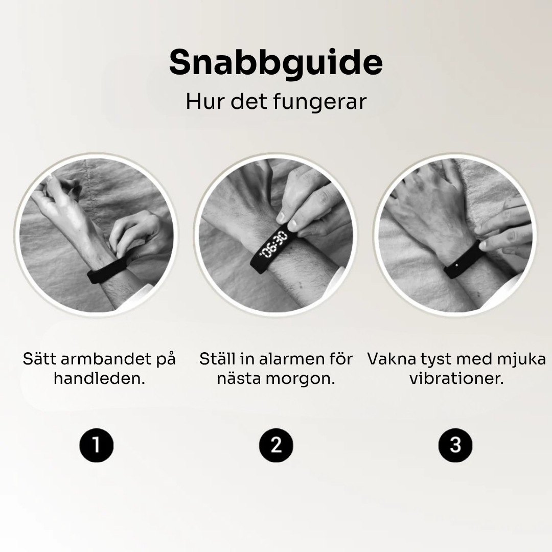 SilentRise™ – Den smarta vibrerande väckarklockan för djupsovare🌙