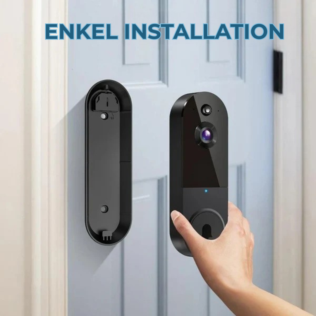 DoorGuard™ | Vem står vid din dörr? Se omedelbart – från var som helst i världen.
