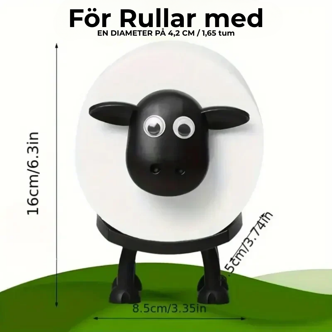 Rullfåret | Får-Toalettpappershållare