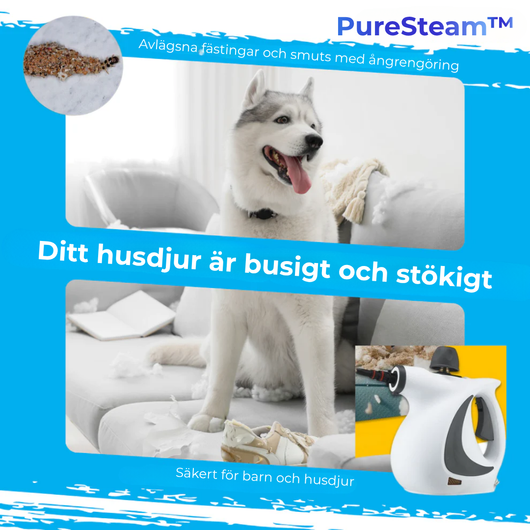PureSteam™ MAX | Städa Rent – Utan Kemikalier. Bara Ånga.