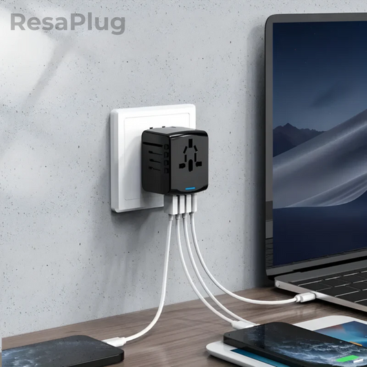 ResaPlug | Aldrig mer slut på batteri – detta är din ultimata reskamrat för en problemfri resa!