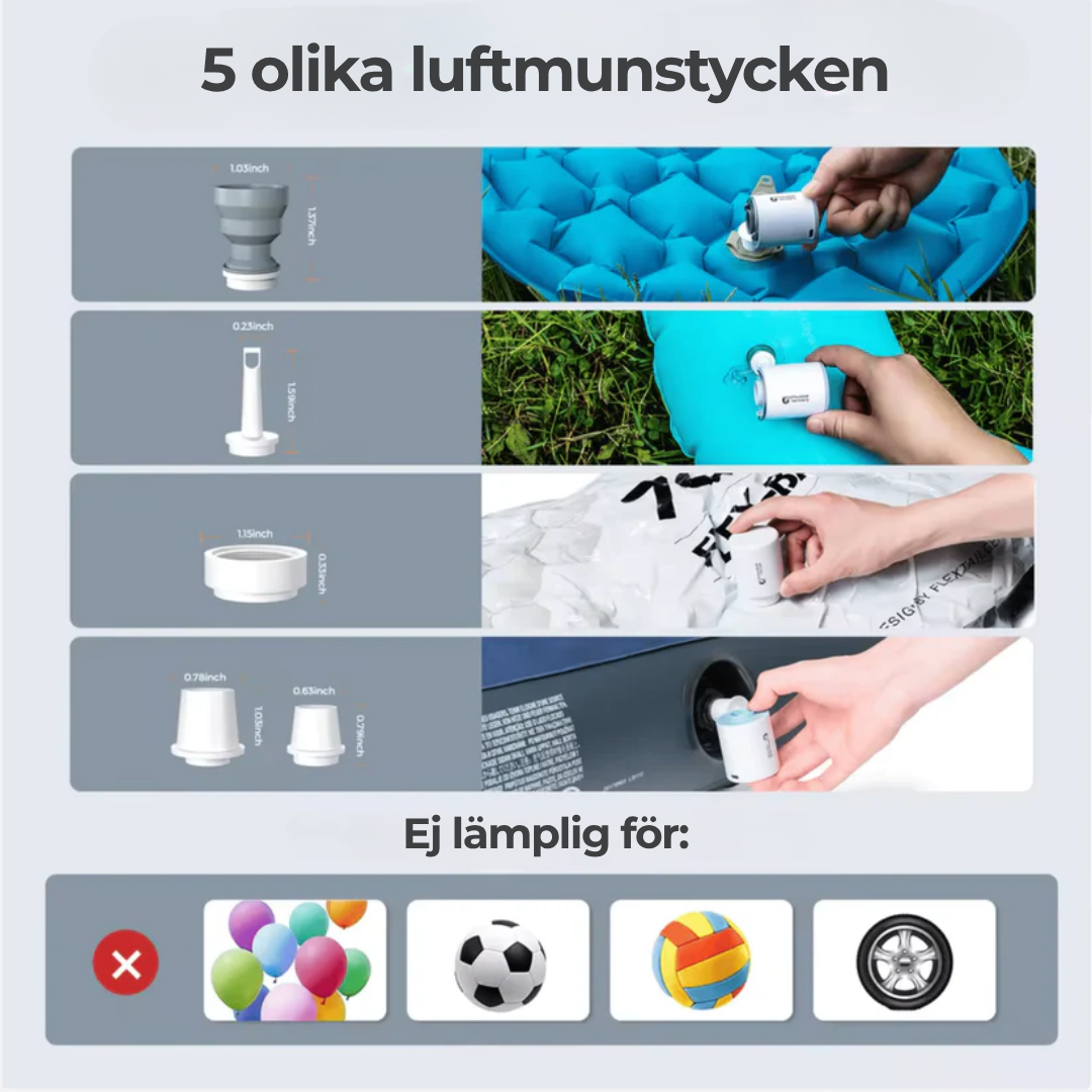 Airo™ |En fickpump med kraft som ersätter dina lungor!