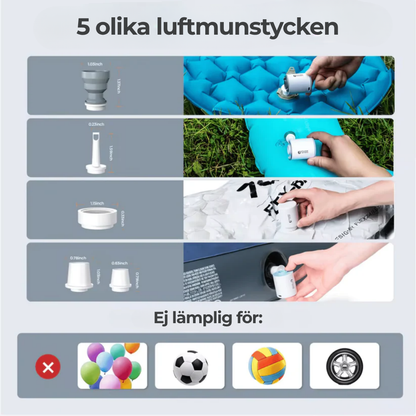 Airo™ |En fickpump med kraft som ersätter dina lungor!