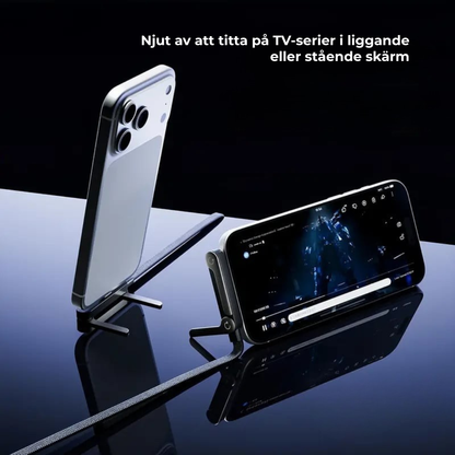 FlexCharge 2-i-1™ | 240W snabbladdningskabel med inbyggd telefonhållare