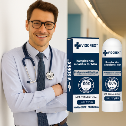 Vigorex™ | Inhalator – Hård erektion på 5 minuter – utan tabletter!