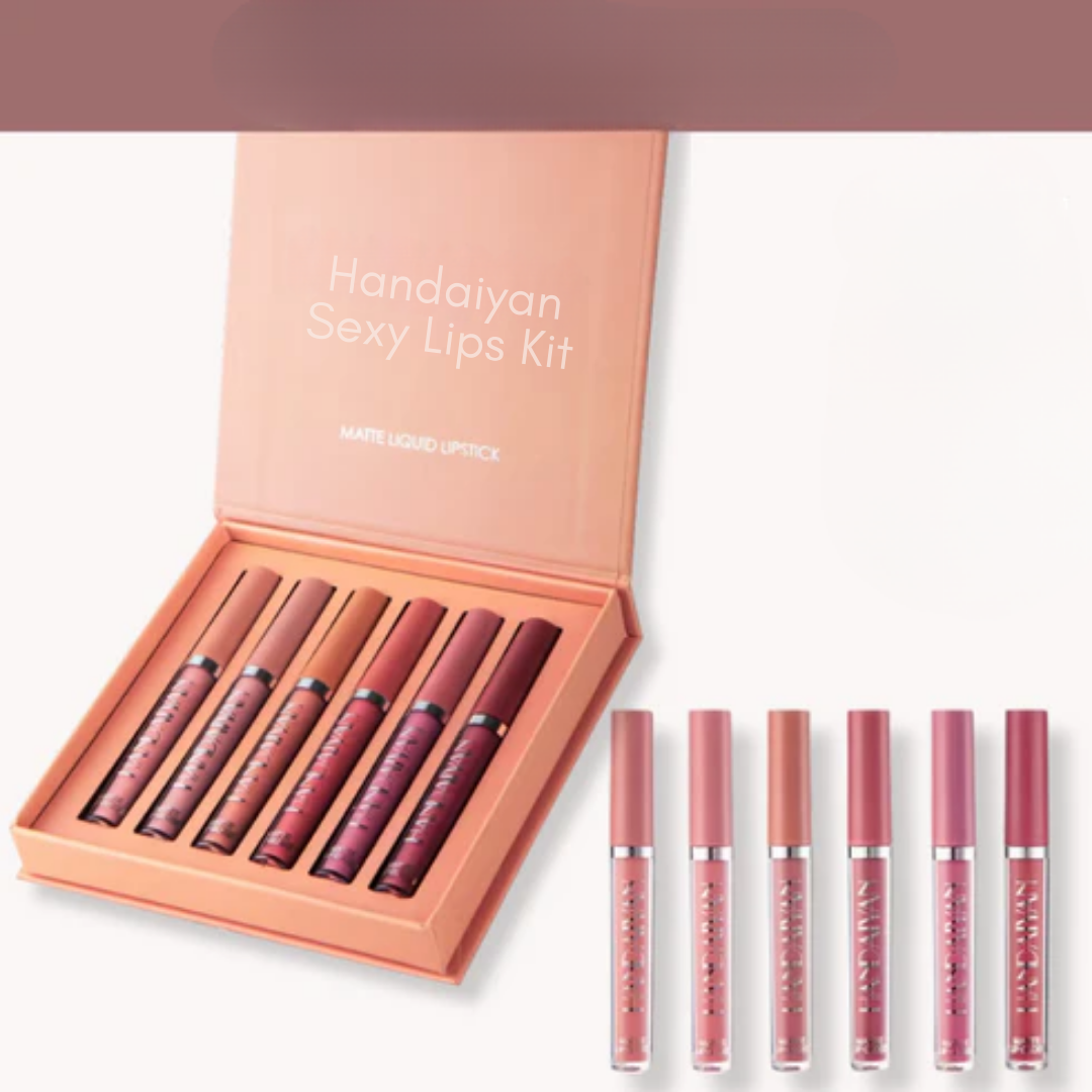 Handaiyan Sexy Lips Kit | Fylliga, Silkeslena Läppar som Håller Hela Dagen!