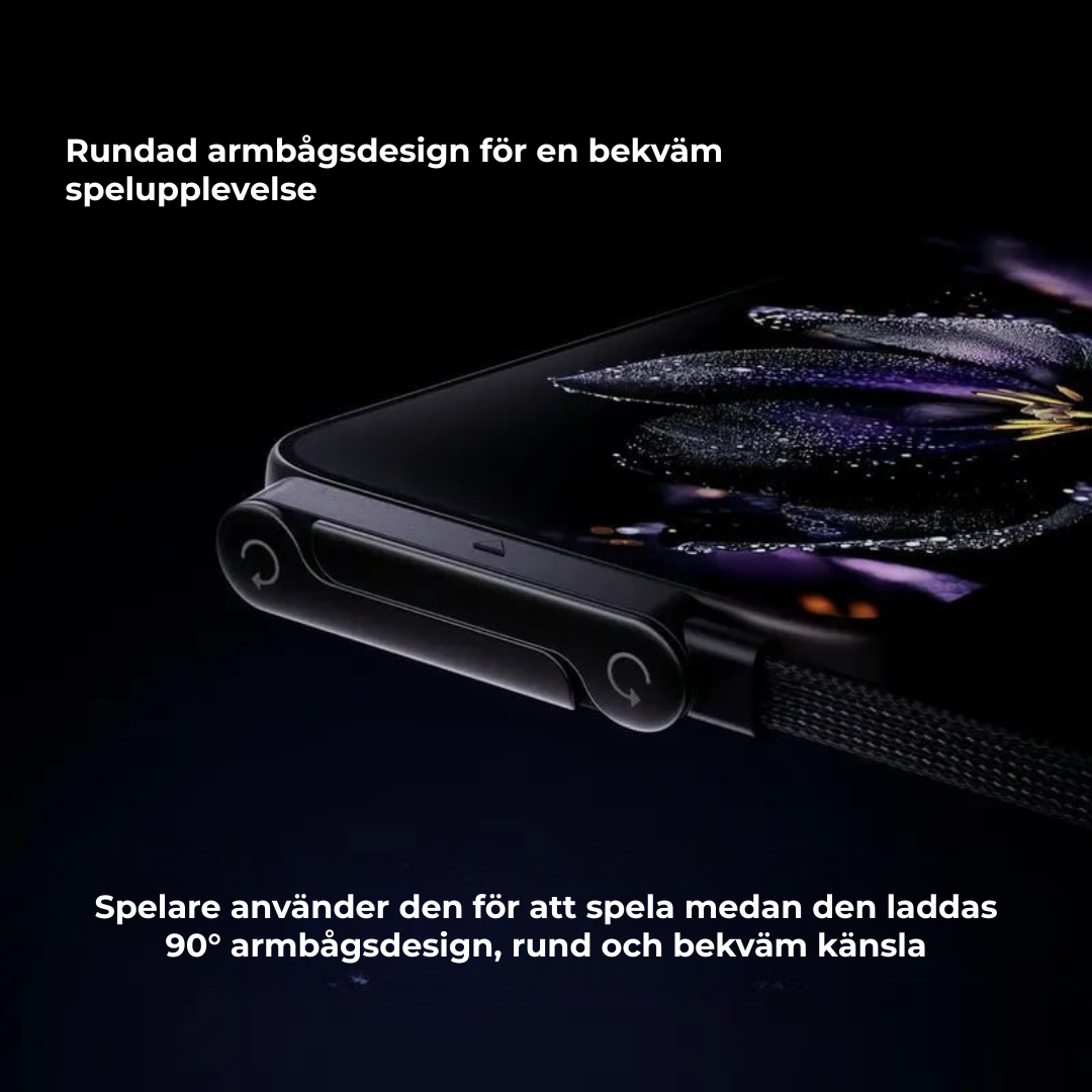 FlexCharge 2-i-1™ | 240W snabbladdningskabel med inbyggd telefonhållare