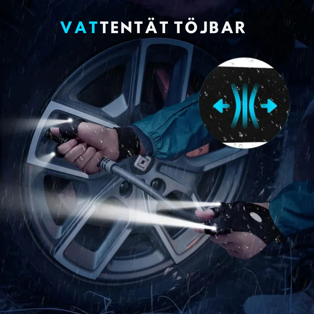 FlashFingers™ | Arbeta Fritt i Mörkret – LED-Handskarna Som Lyser Där Du Pekar