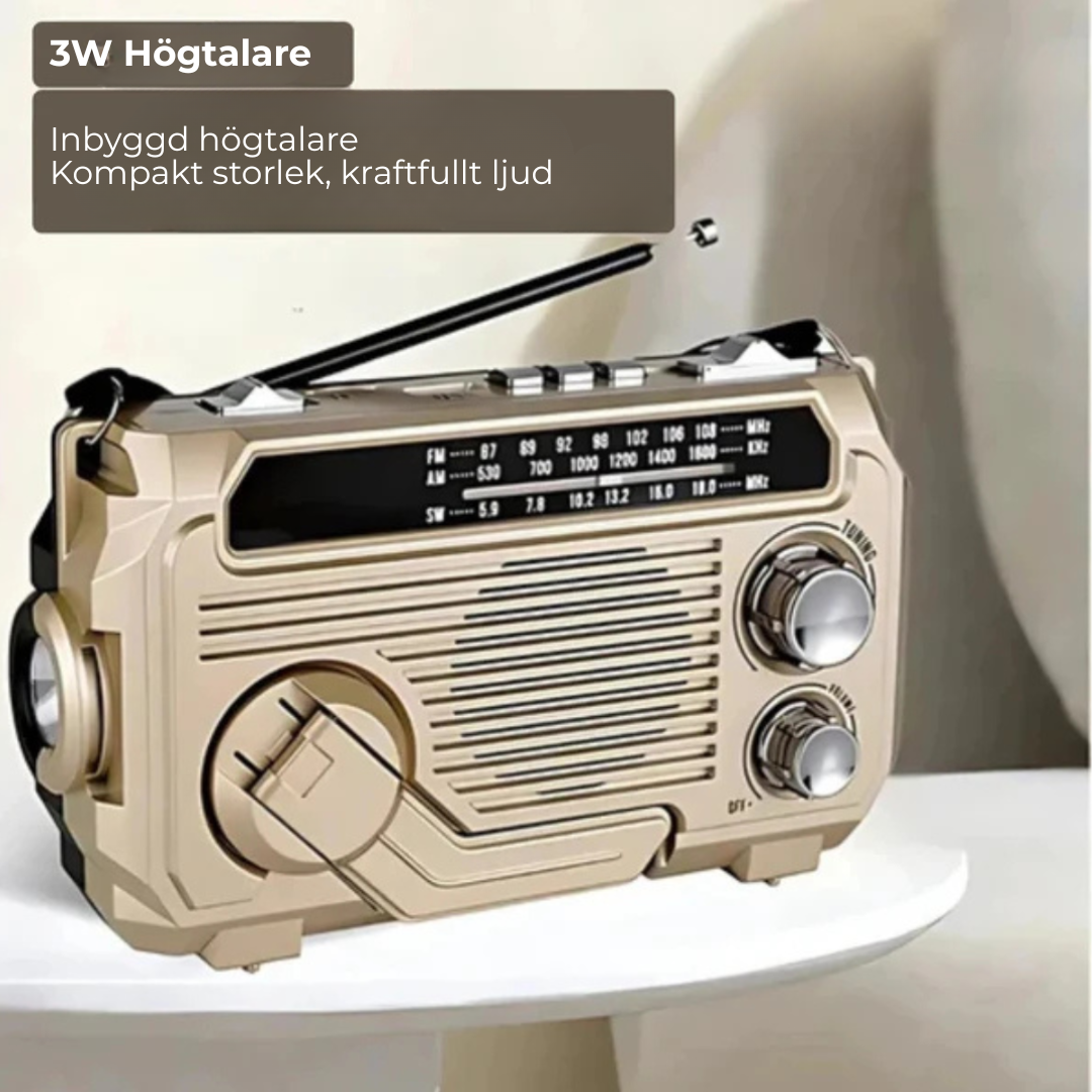 SafeSignal™ | Nödradio med powerbank