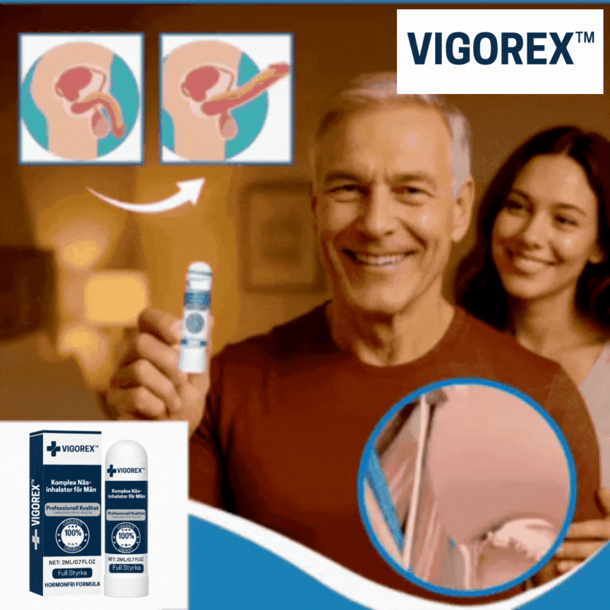 Vigorex™ | Inhalator – Hård erektion på 5 minuter – utan tabletter!
