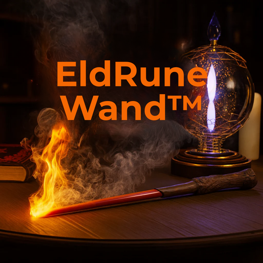 EldRune Wand™ | Tänd Magin – Kasta Eldbollar på Riktigt!
