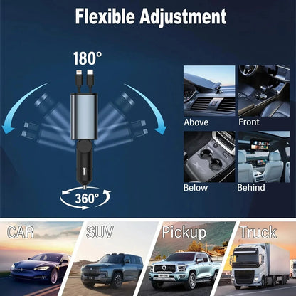 RapidCharge™ 4-i-1 bilhub 🚗