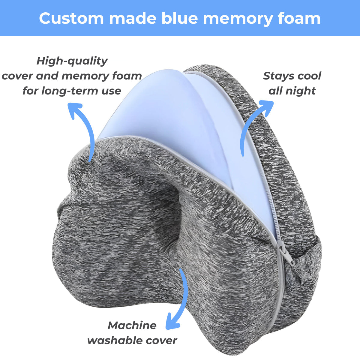 Sömnpelare™ | ergonomiskt benstöd för smärtfri sömn