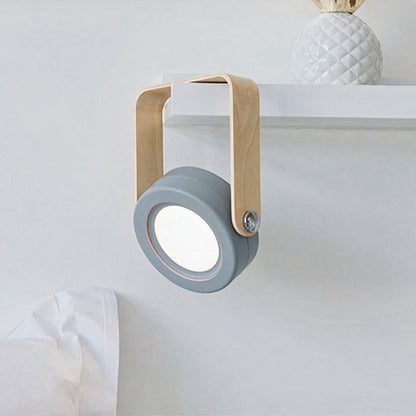 Looma™ | Portabel Vikbar Trä-LED-lampa