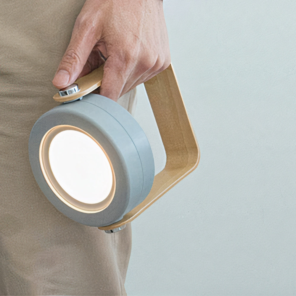 Looma™ | Portabel Vikbar Trä-LED-lampa