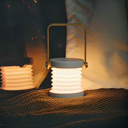 Looma™ | Portabel Vikbar Trä-LED-lampa