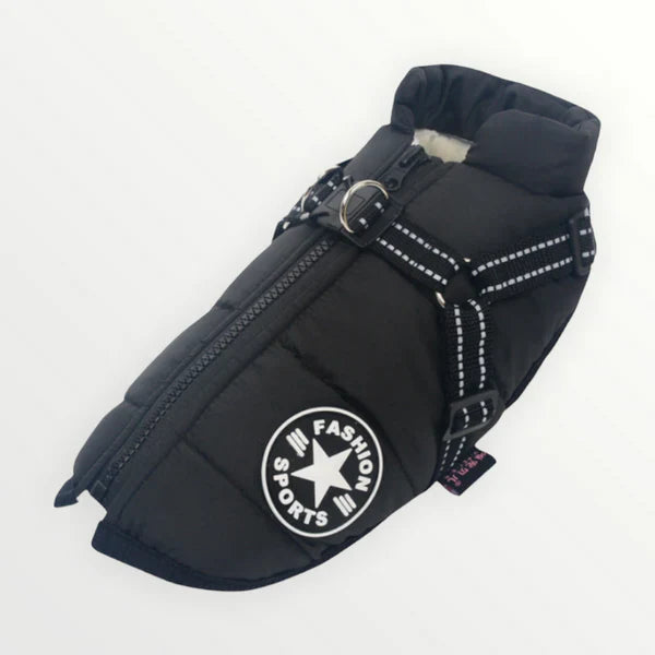 SnöPaw™ Vinterselejacka | Vattentät vinterjacka med inbyggd sele